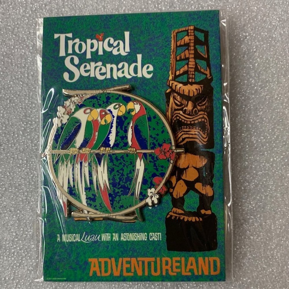WDI WDW Attraction Poster Tropical Serenade Pin Tiki Room LE 300 Adventureland